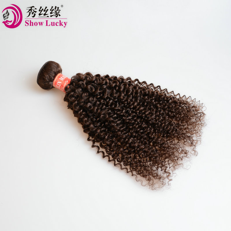 Productos de pelo humano Brown Kinky Curly