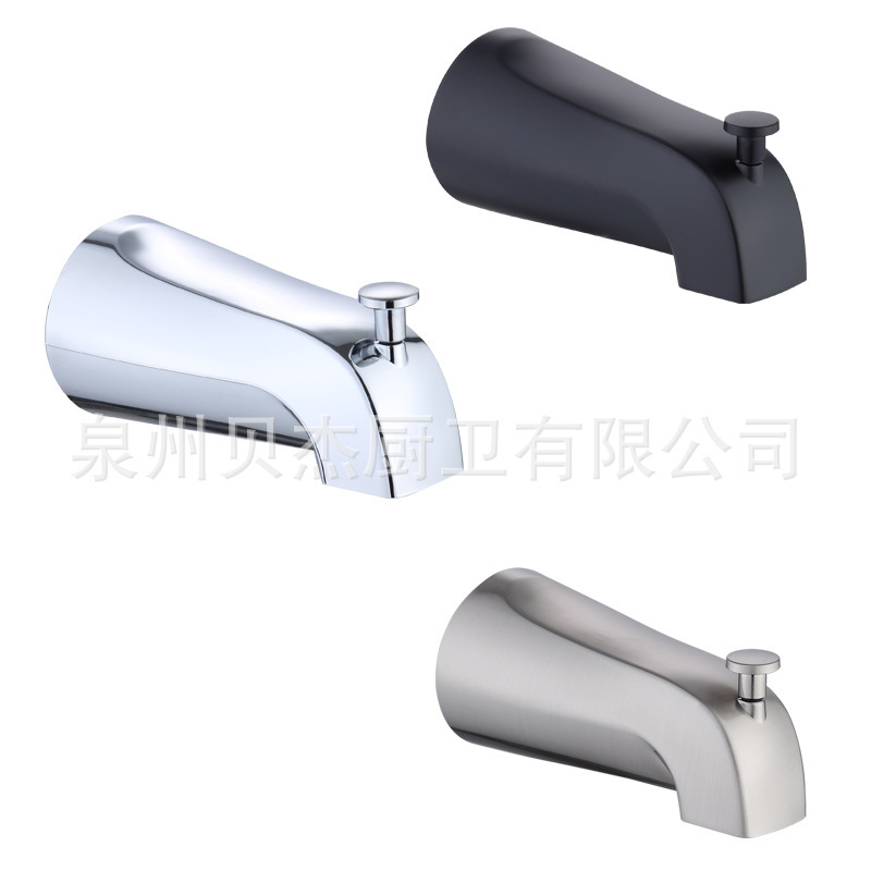 Cross-Border Factory Direct Sales Amazon Foreign Trade North America Concealed Bathtub Faucet Pull-Up Bottom Outlet Bathtub Faucet