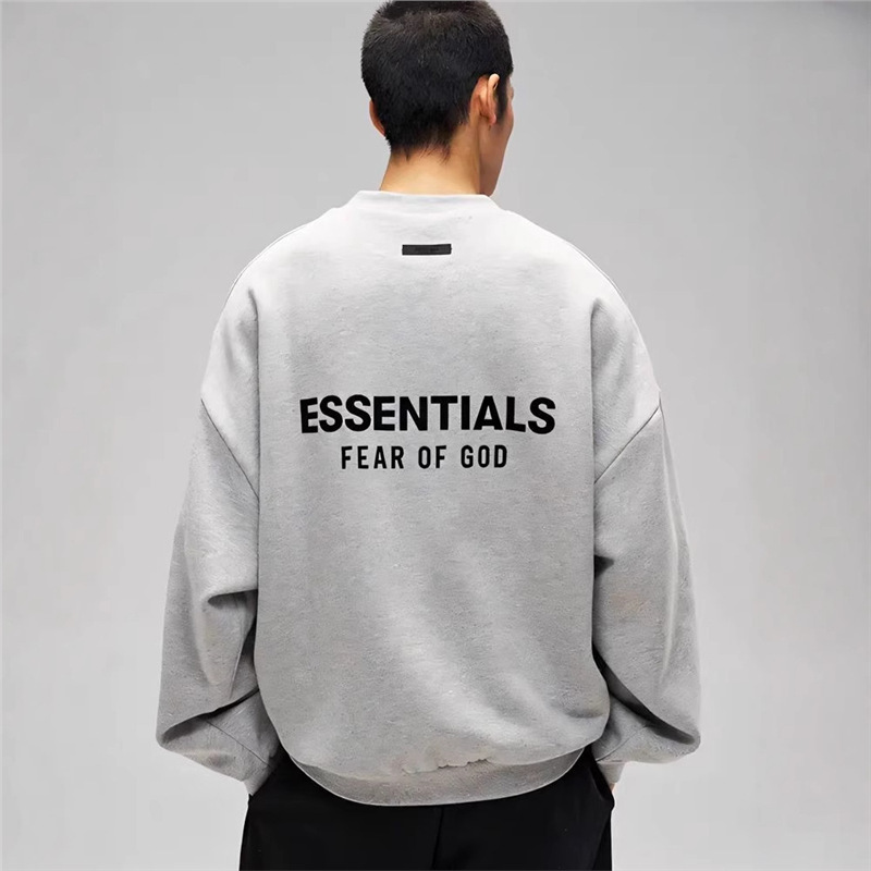 Cross-Border Export Essentials New Autumn and Winter Letter Printed Round Neck Sweatshirts for Men and Women, Versatile Tops for Couples Cross-Border Export Essentials New Autumn and Winter Letter Printed Round Neck Sweatshirts for Men and Women, Versatile Tops for Couples