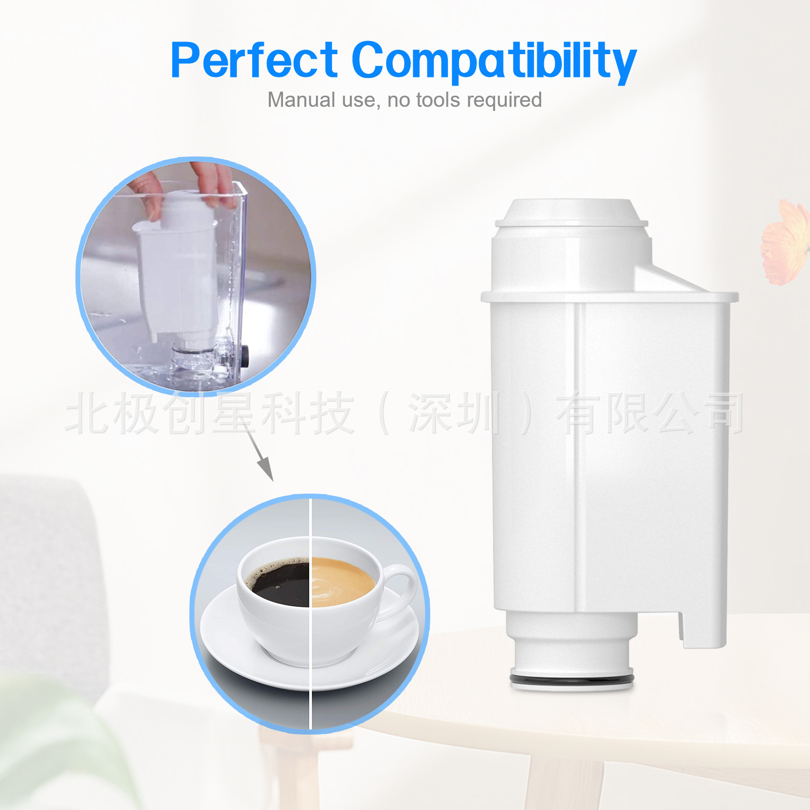 Фильтр для кофе подходит для Intenza/Philips Saeco CA6702/00 Фильтр для кофе через границу