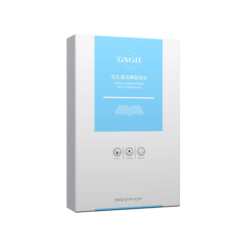 Para eliminar los puntos negros, cerrar la boca y encoger los poros, juego de película nasal, líquido de salida, limpieza, estudiantes masculinos y femeninos