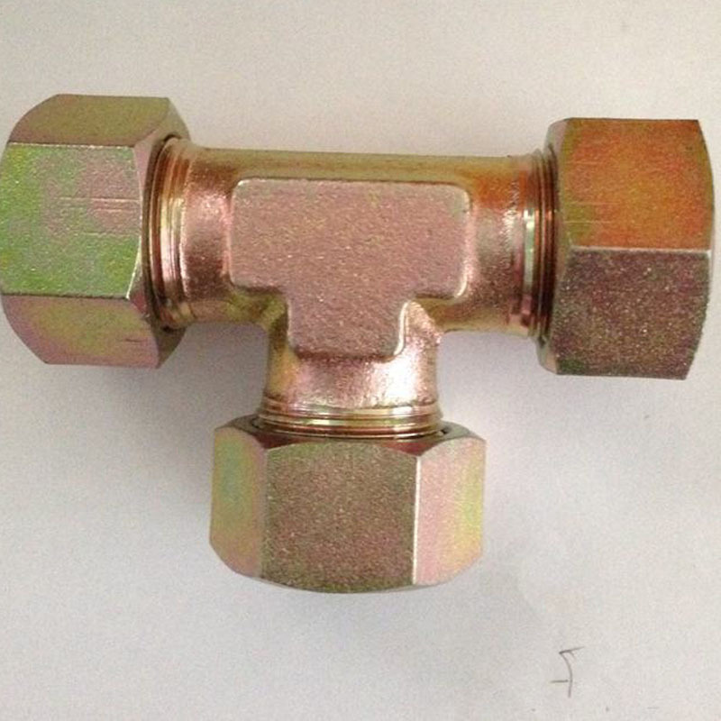 厂家直供三通T型三芯螺丝防水连接器 304三通接头