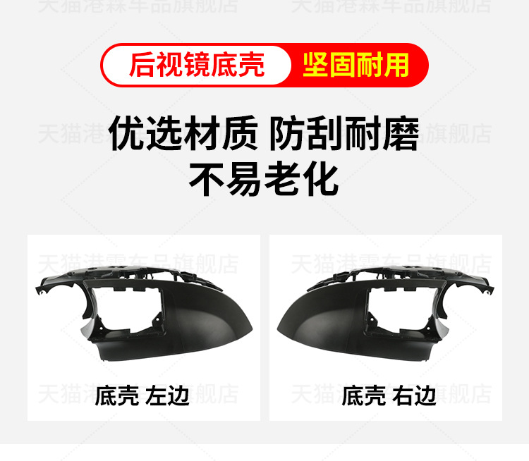 Suitable for 21-24 Toyota Sienna Rearview Mirror Housing Crown Land Sienna Reversing Lens Frame Turn Signal