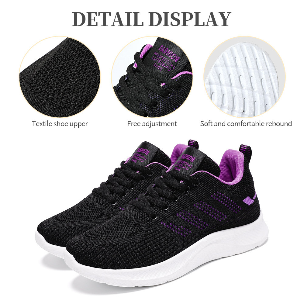 Zapatos de mujer, nuevo estilo de primavera, zapatos informales ligeros y cómodos, zapatos transfronterizos, zapatos individuales transpirables, zapatillas de suela suave que no cansan