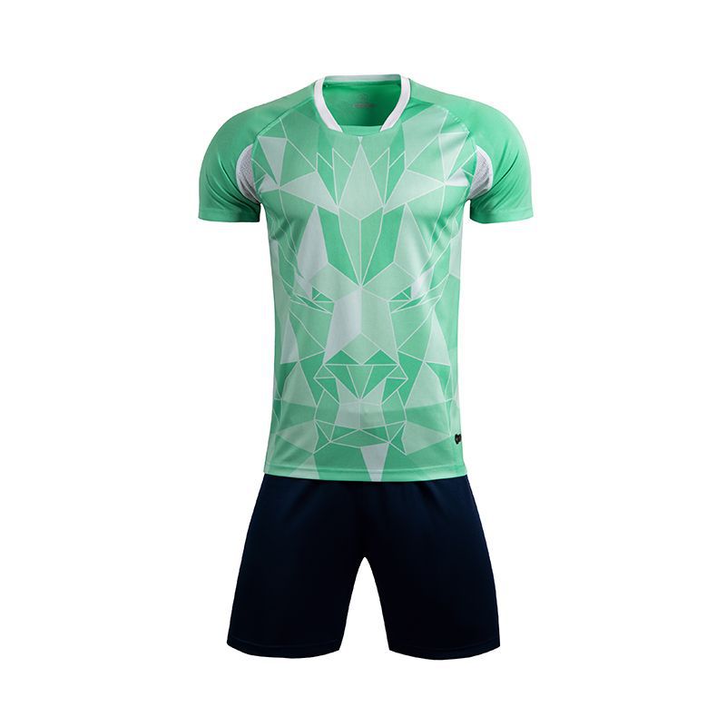 Traje de uniforme de fútbol Equipo de entrenamiento de competición deportiva para hombres Uniforme de bola Camisa de tamaño impreso para niños adultos de manga corta Uniforme de fútbol de secado rápido