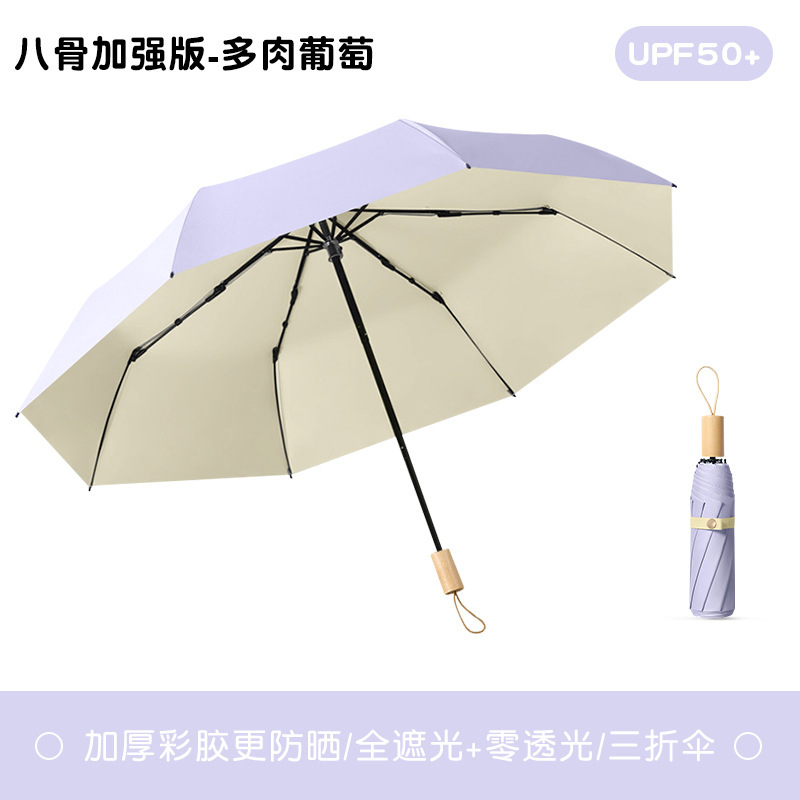 雨伞24骨自动大号森系女学生折叠伞双人防晒晴雨两用太阳伞批发伞|undefined