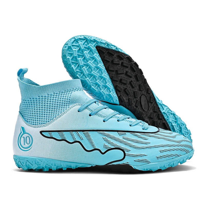 Zapatos de fútbol auténticos para hombres y mujeres, estudiantes de entrenamiento para adultos, césped artificial ag, zapatos de fútbol antipatinantes transpirables profesionales