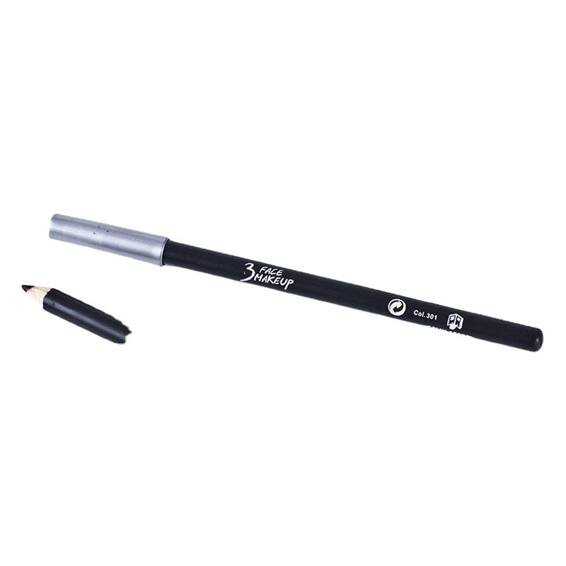Chinese make-up 3 FACE MAKEUP waterproof sweat-proof long-lasting non-faint eyeliner hard core eyebrow pencil wholesale