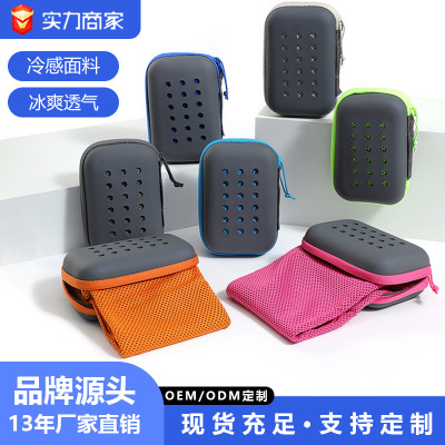 冷感运动户外降温健身毛巾吸汗速干冰凉巾瑜伽运动便携冷感毛巾|ru