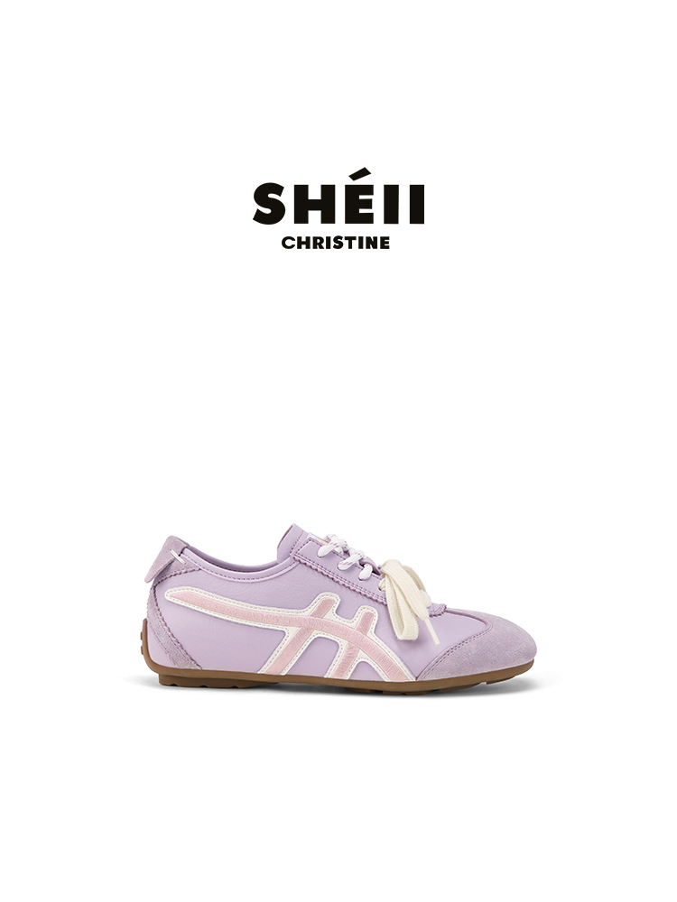 [Sheii Su Yinyin] Chica enamorada ~ Cordones dobles, zapatos casuales a juego, zapatos Forrest Gump, zapatos de entrenamiento alemán para mujer