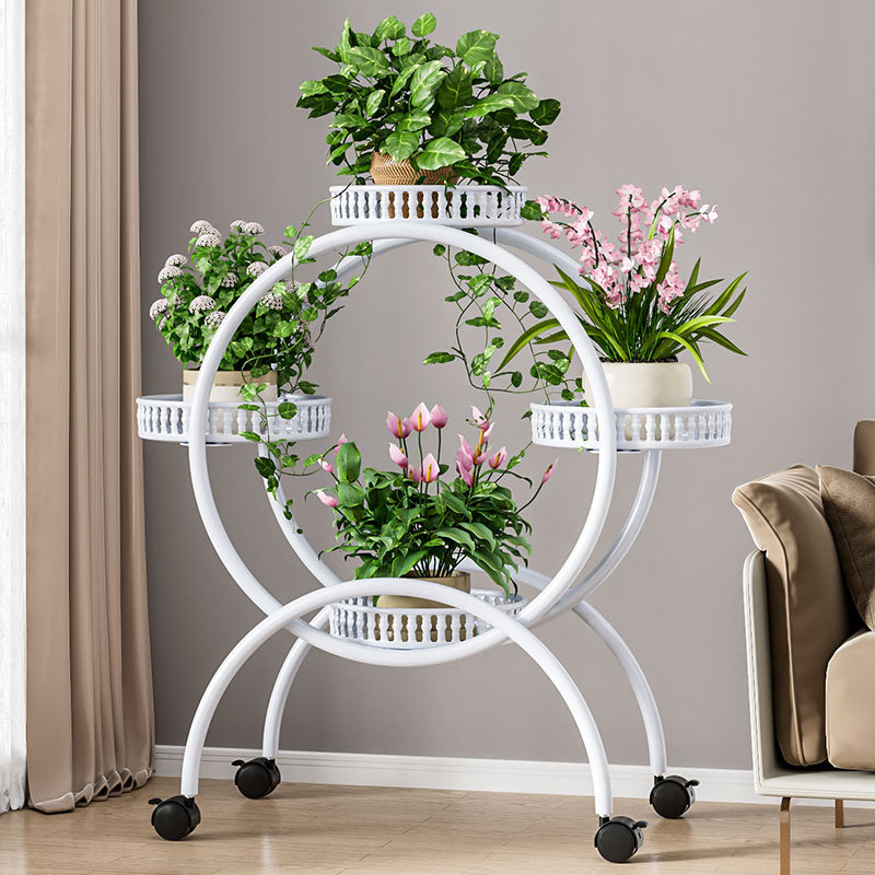 白色-加粗加厚4盆【送万向轮】✓☆