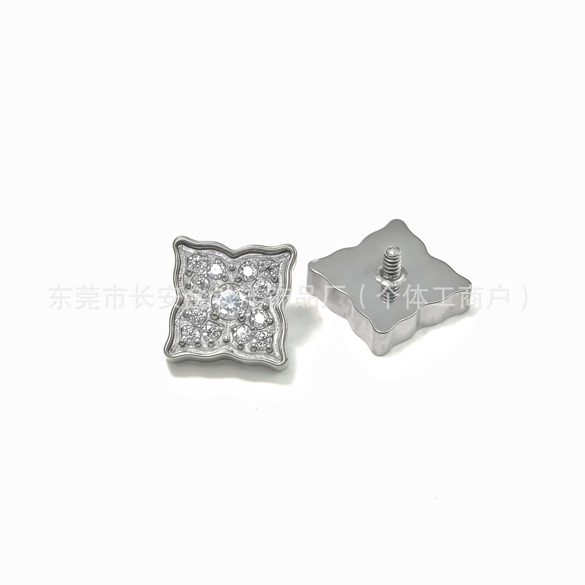 Labret piercing jewelry detail image