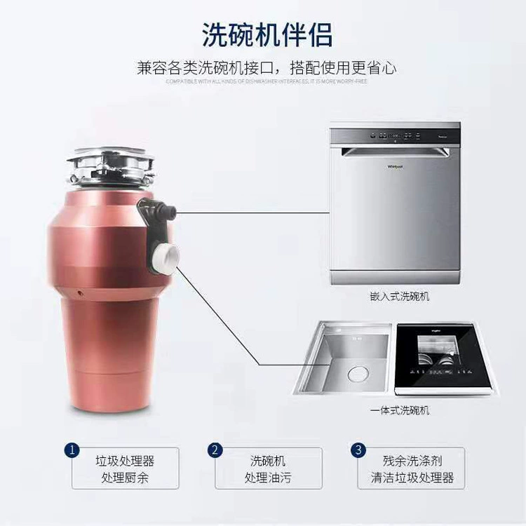 Kitchen garbage processor Household full -automatic food grinding crusher manufacturer wholesale kitchen waste processor