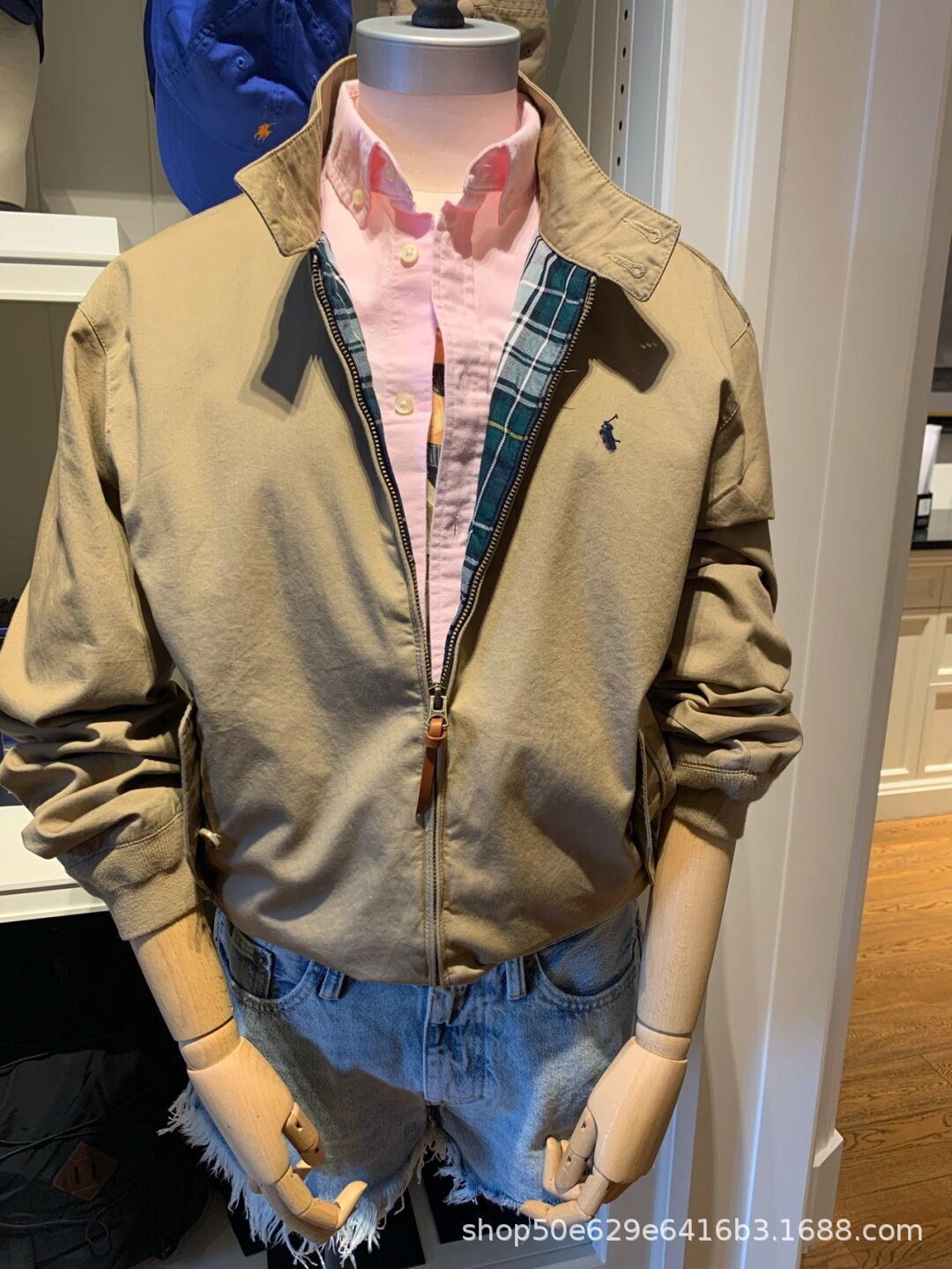 25 In-Stock Rl Laffy Solid Color Jacket for Spring and Autumn, Unisex Loose and Comfortable Jacket