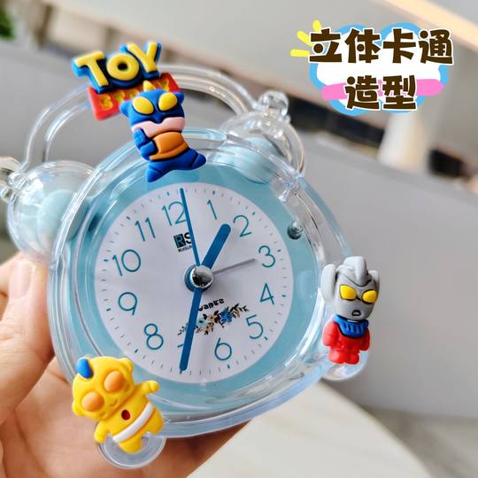 Sanrio Alarm Clock Children Girls Cute Cartoon Student Dormitory Alarm Kolomi melody Strawberry Bear Clock