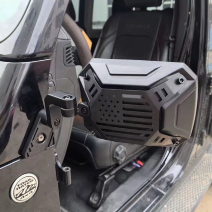Suitable for 18-26 Models of Jl Wrangler Wide-Angle Auxiliary Mirrors, Jt Gladiator Off-Road Modification Half-Door Rearview Mirrors