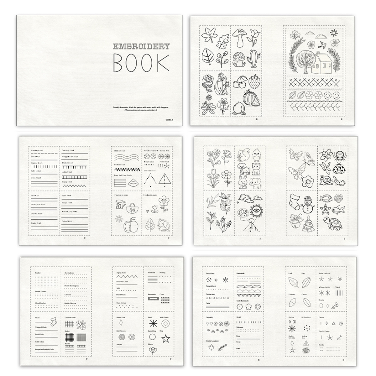 Kit de Bordado StitchBook Original Popular Transfronterizo, Bordado Hecho a Mano, Libro de Bordado DIY, Material de Bordado