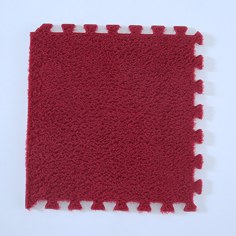 Alfombrilla piso con costuras pelusa arrastre el dormitorio s alfombras espuma cortables