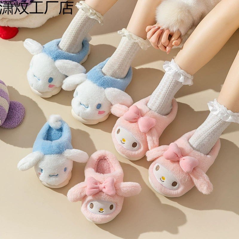 Осенние и зимние теплые и милые ушанки из утолщенного кораллового флиса оптом