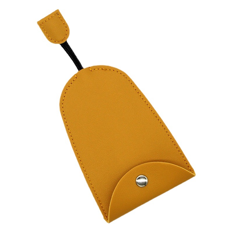 Car Keychain Protective Cover Pull-out Key Bag Home Lock Keychain Storage Bag Car Keychain Leather Case