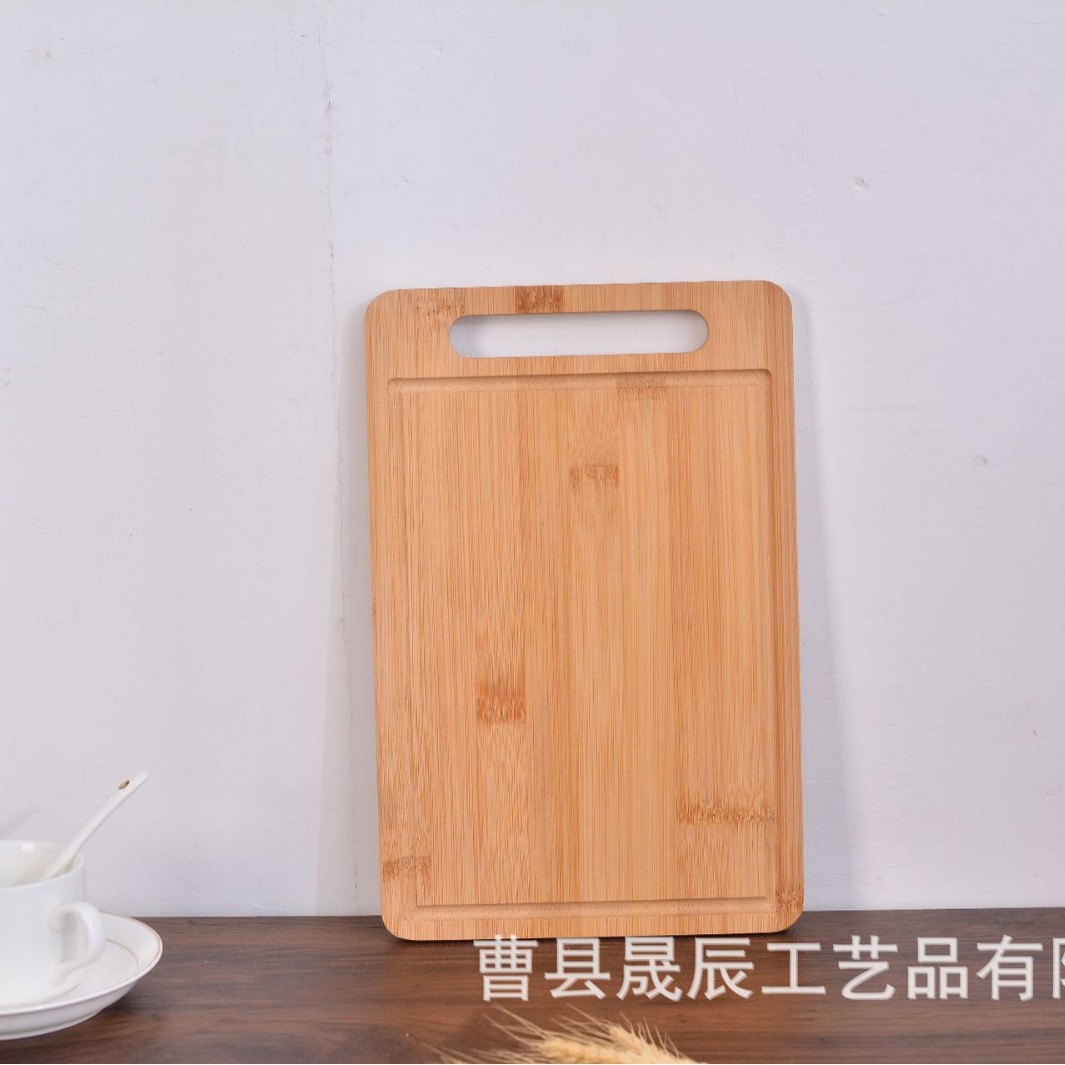 Hogar simple tabla de cortar de bambú tabla de cortar tabla de cortar tabla de cortar bambú sólido tabla de cortar tabla de cortar cuadrada restaurante plato de madera de bambú