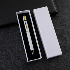 Metal Sign Pen Business Pearl Pen Souvenir Printed Logo New White Gift Set Combination