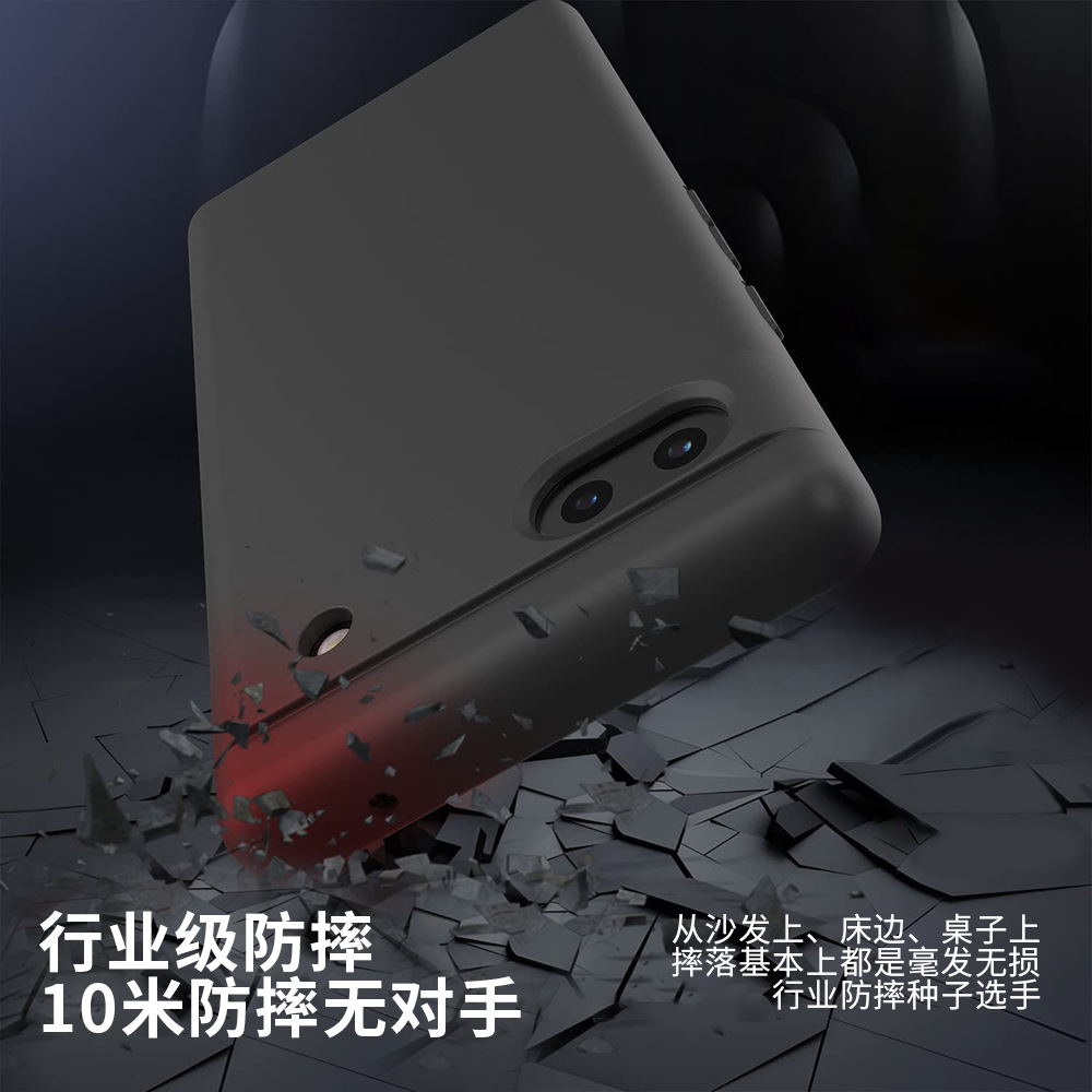 Funda de silicona adecuada para teléfono móvil Google Pixel 9A, funda protectora de silicona para Google 7, 6, 8 Pro, 10 Pro, anticaídas y suave.