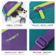 Fashion Dopamine Contrast Color Waist Bag Men's and Women's Outdoor Sports Mountaineering Portable Waterproof Nylon Crossbody Chest Bag