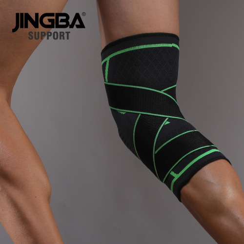 JINGBA knee pads nylon breathable outdoor cycling running football badminton pressurized protective gear manufacturer wholesale