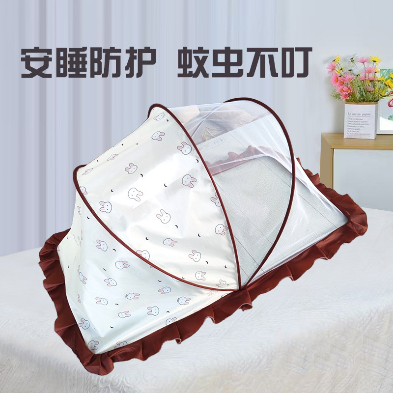 Baby's Mosquito Net Cover Baby's Small Bed Full-cover Mosquito Cover Yurt Children's Foldable Special Mosquito Net Shading