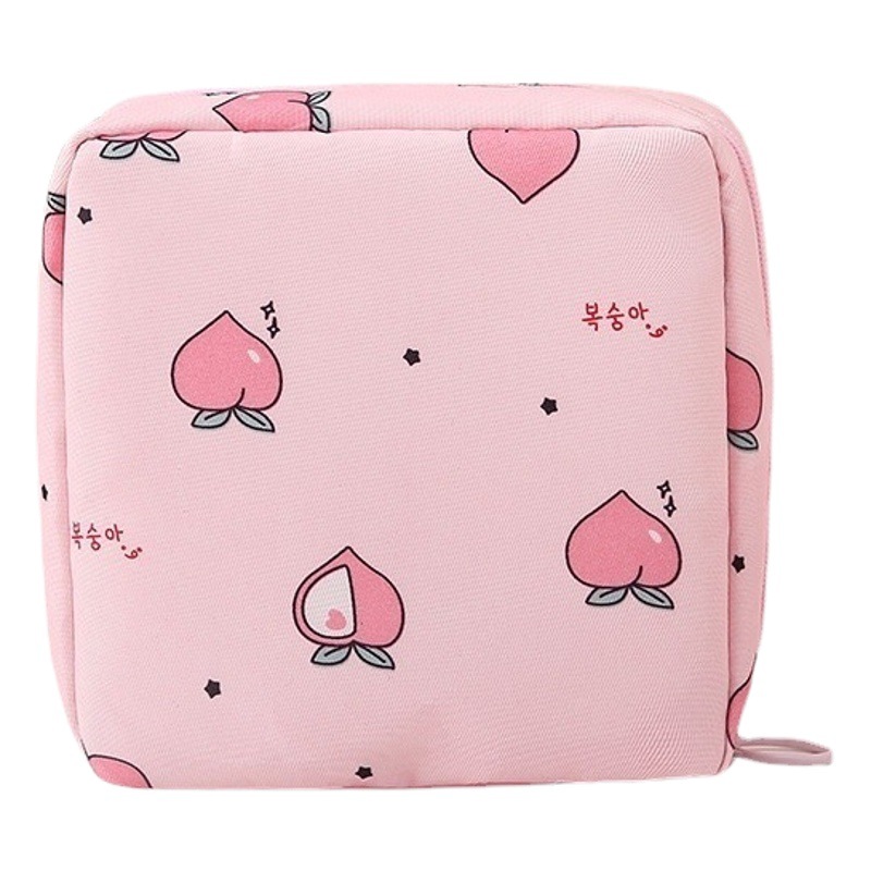 Bolsa de almacenamiento de toallas sanitarias tía toalla bolsa de almacenamiento portátil impermeable Paquete de gran capacidad para período fisiológico bolsa pequeña toalla mensual bolsa de almacenamiento portátil