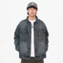 春季口袋宽松精密夹克