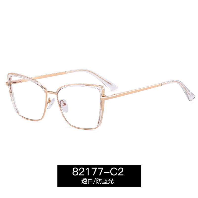 82177 nuevo comercio exterior transfronterizo brasileño venta caliente doble marco de gafas de color fuente de fábrica puede equiparse con gafas de miopía mujer image 8
