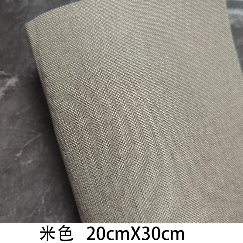 En stock al por mayor de imitación de lino pegatinas autoadhesivas tela sofá parche Reparación de algodón cortina de lino mantel rasgado parche