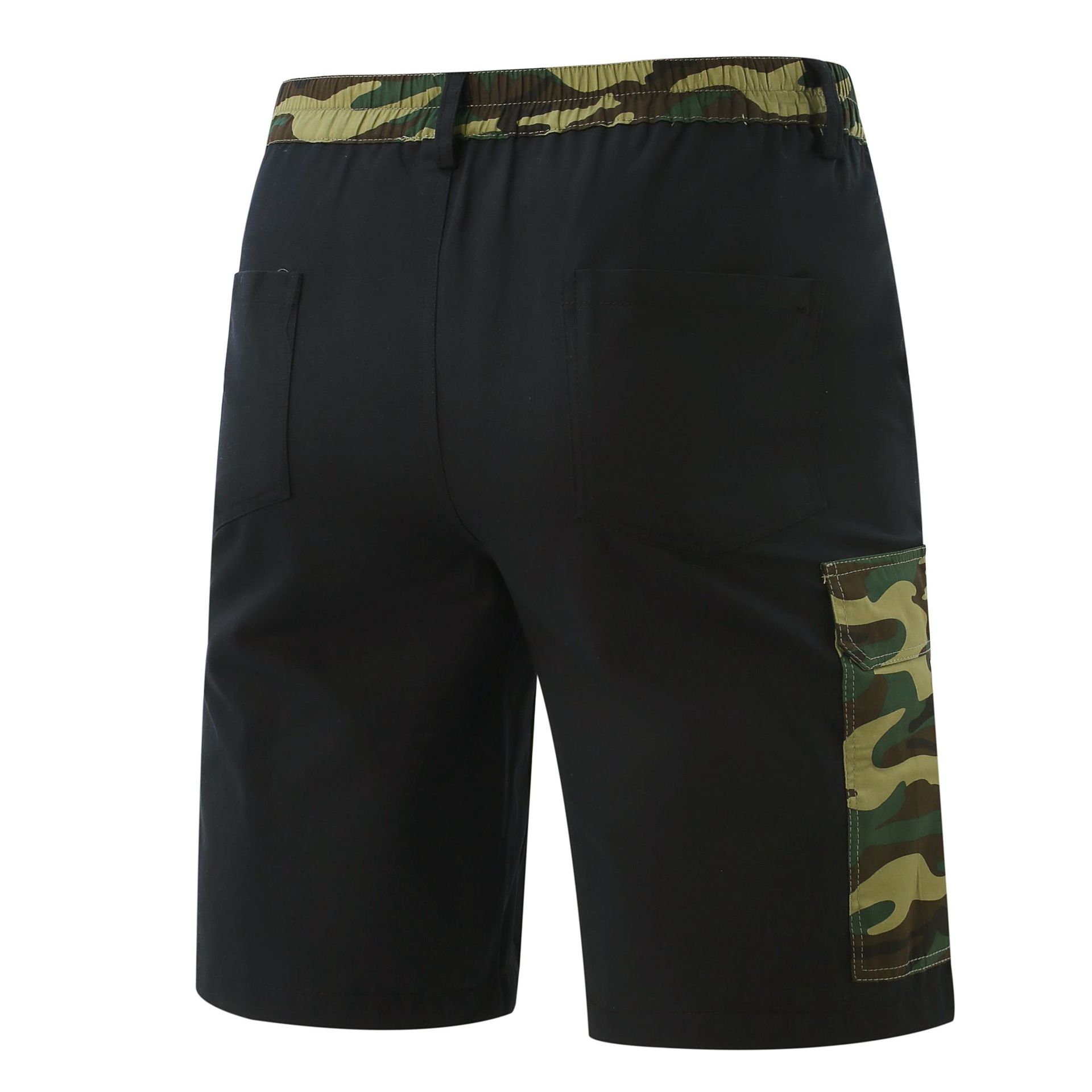 Cross-border 2025 New Cotton Work Shorts For Men, Multi-pocket American-style Knee-length Shorts, Summer Japanese Style,_mkmklike.com