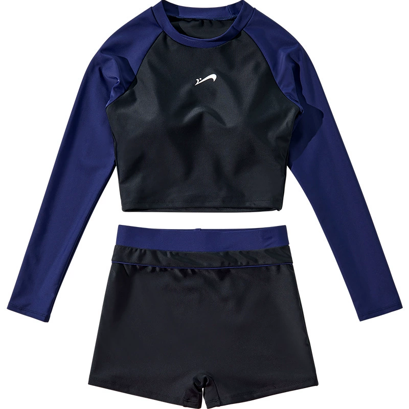 贵人鸟 Summer swimwear, split sports long-sleeve, fitted, sun protection, wholesale