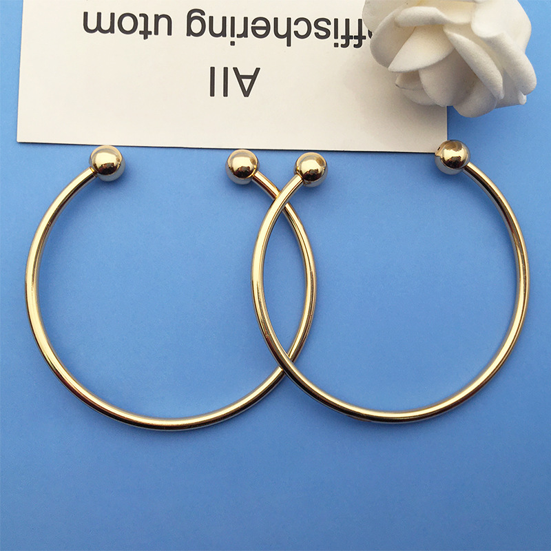 1 pulsera panjia pulsera de cuentas de agujero grande hecha a mano hecha en casa ajustable joyería hecha a mano DIY collar pulsera Accesorios