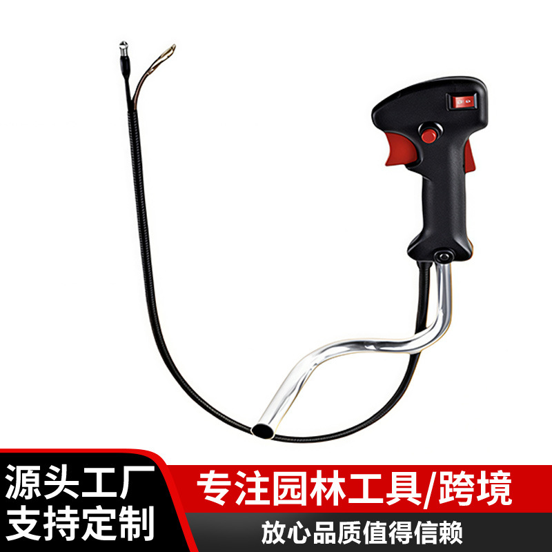 厂家供应塑料油门开关割草机 背负式割草机 油门开关塑料割草机