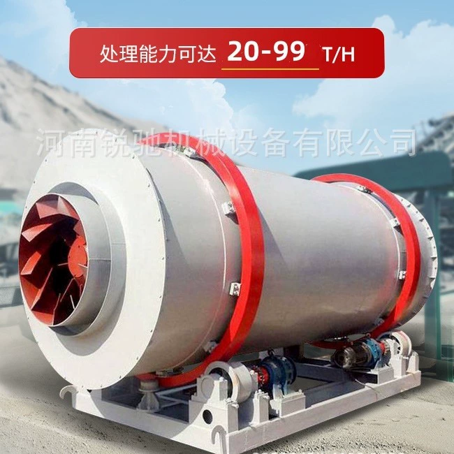 Сушилка Ruichi для трехцилиндровой сушки шлака, гипса, опилок, угольной суспензии, речного песка и шлака