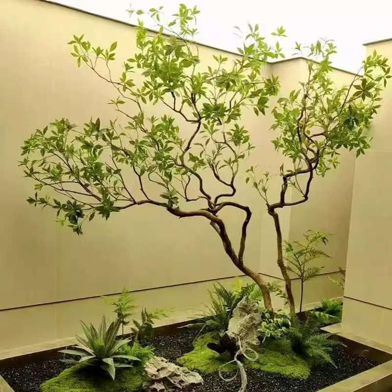 仿真马醉木绿植造景橱窗植物室内装饰树大型仿真景观量大优惠|undefined