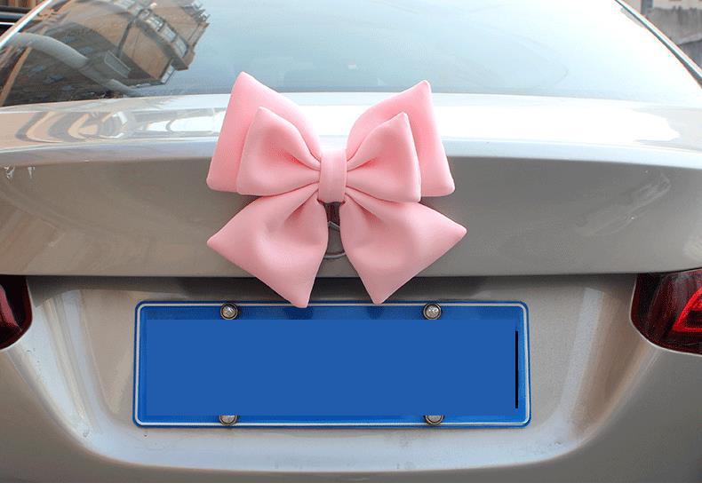 Car Tail Bow Decoration Pendant Trunk Car Sticker Accessories Car Tail Ornaments Car Motorcycle Doll