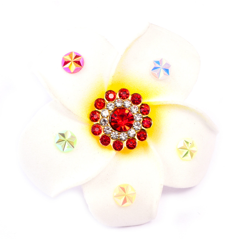 双边太阳花玻璃水晶手缝钻钻扣 (4)