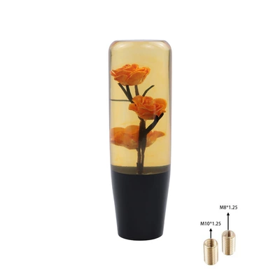 acrylic personality crystal rose Other Car Modifications - 15cm-orange-blossom