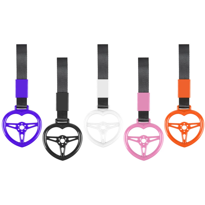 Наружная и внутренняя отделка автомобиля Тянущее Кольцо Love Upgrade JDM модифицированные кольца в форме сердца автомобильный хвост пластиковый кулон