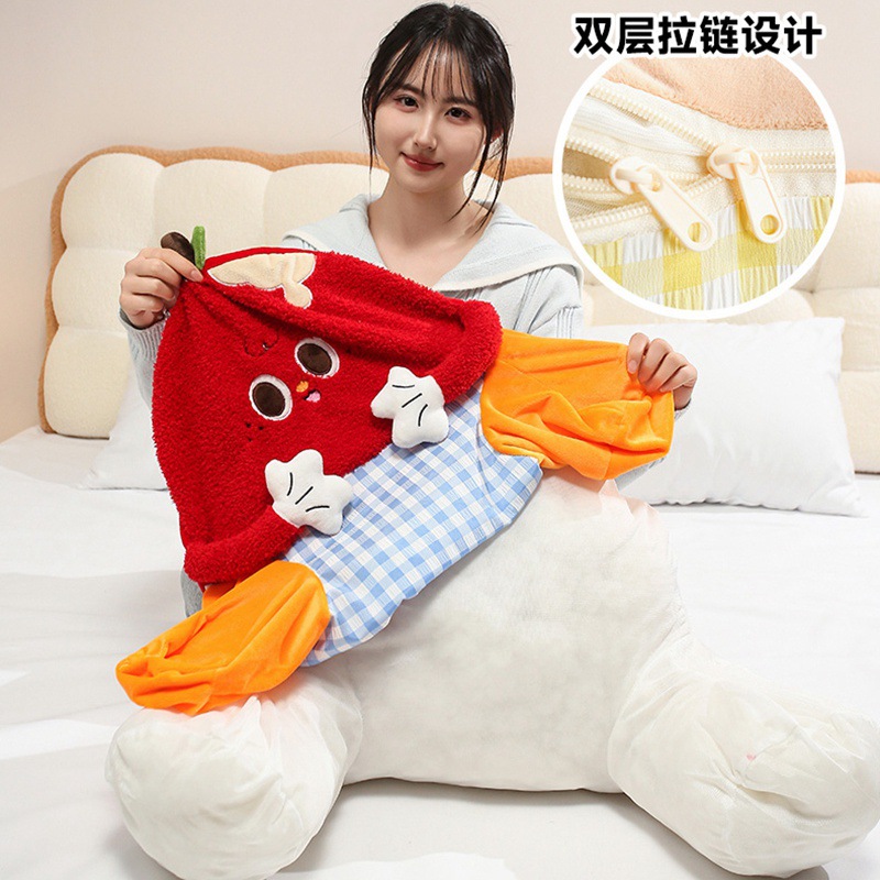 Super Cute Huggable Big Pillow for Bed, Waist Support, Sofa Cushion, Office Pillow, Backrest Cushion, Lumbar Pillow, Removable and Washable