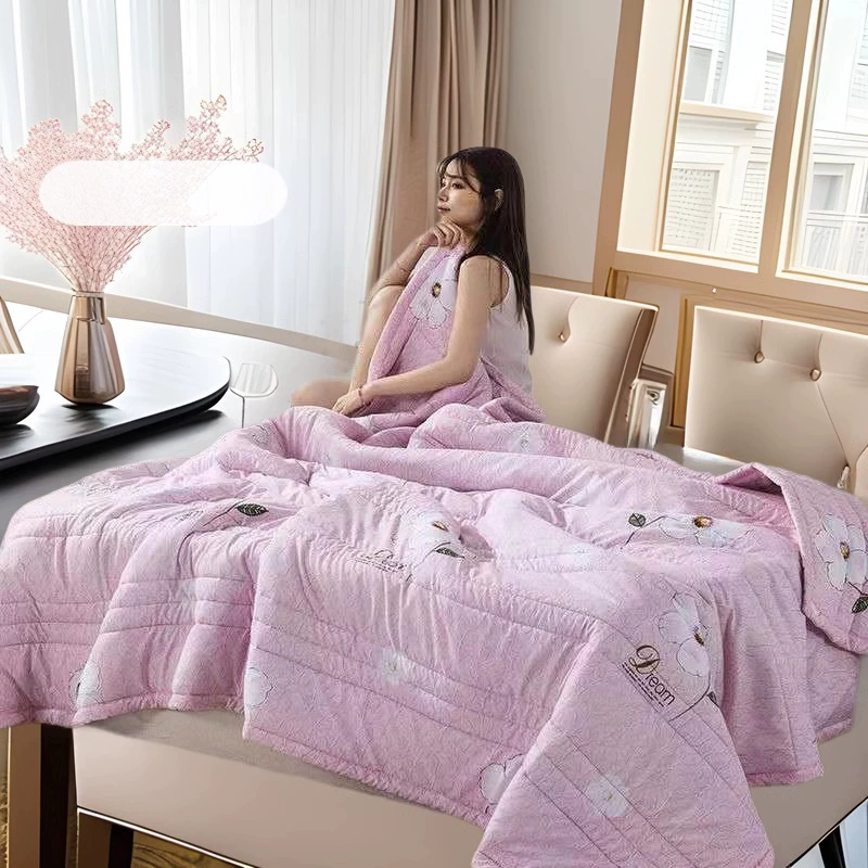 Летнее одеяло из стираного хлопка, одеяло с кондиционером, летнее прохладное одеяло, моющееся одинарное и двойное летнее тонкое одеяло, детское одеяло, подарок, оптовая продажа