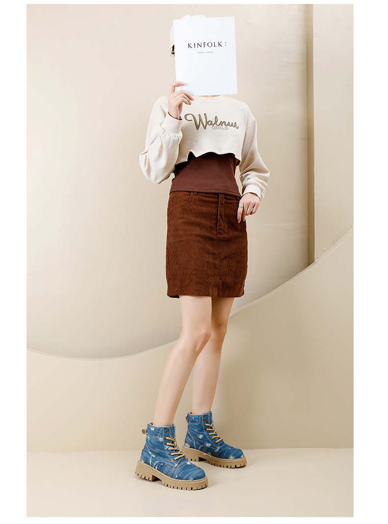 British Style Martin Boots For Women With Thick Sole And Round Toe_voghion.com