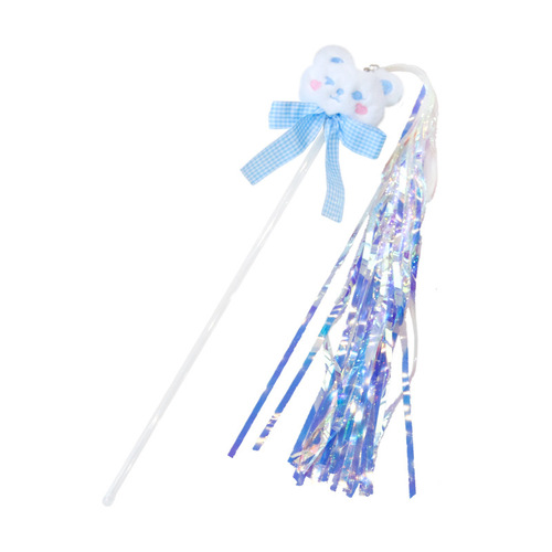 Extended cat teasing stick, cat teasing pole, replacement head combination, kitten sports interactive self-pleasure toy, cat relief