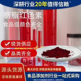 胭脂红色素粉末胭脂红可拿样颜色齐全食品饮料红色着色剂胭脂红
