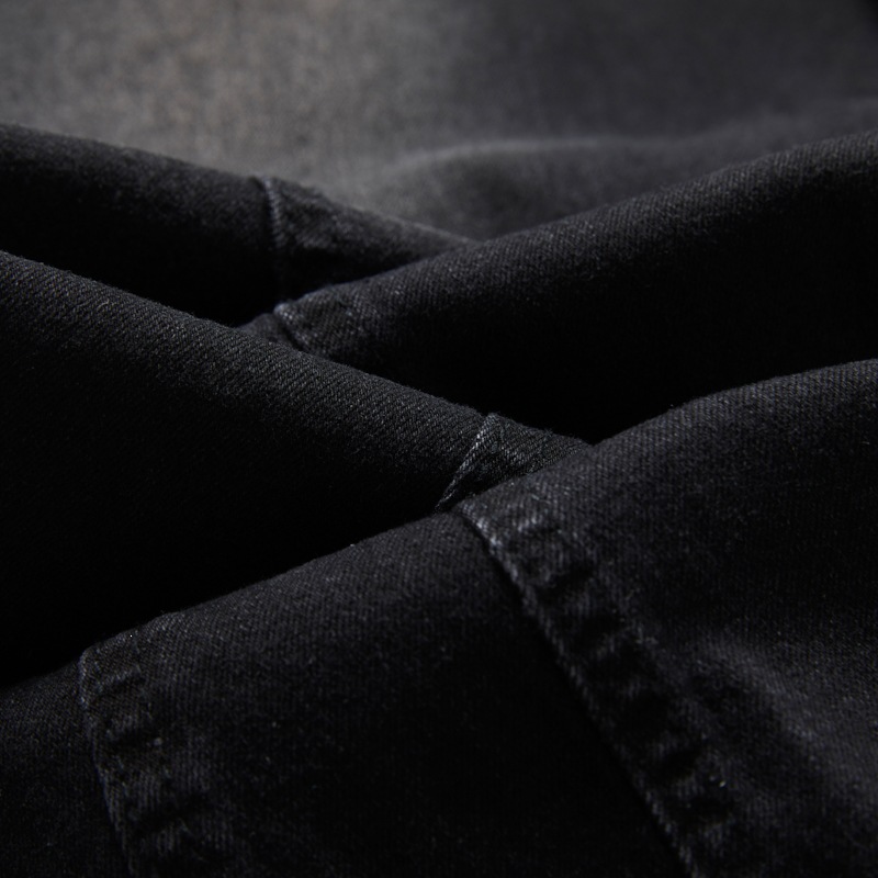 Men's Washed Patchwork Flared Jeans High Street Style New American Exclusive Vibe Denim_viptrois.com